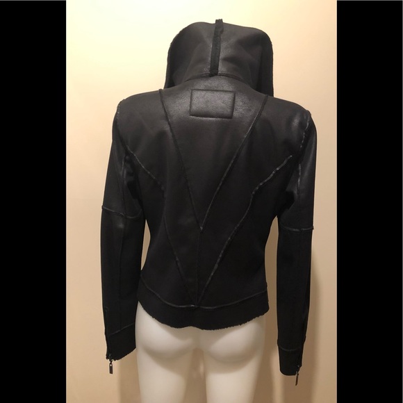 GUESS FAUX SUEDE LEATHER LIGHTWEIGHT JACKET🧥Sz M - Picture 9 of 17